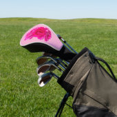 Drie Roze Rozen Golfheadcover (Insitu)