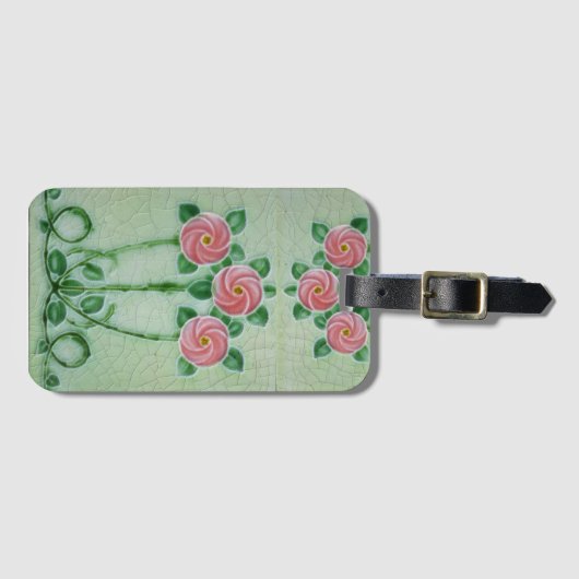 Drie roze rozen Thunder_Cove Bagagelabel (Voorkant (horizontaal))