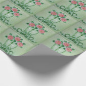 Drie roze rozen Thunder_Cove Cadeaupapier (Hoek)