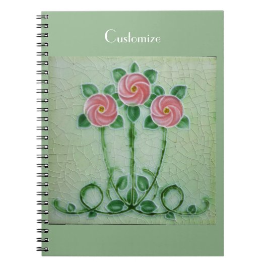 Drie roze rozen Thunder_Cove Notitieboek (Voorkant)