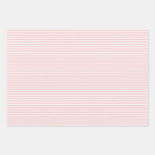 Drie roze streepjes inpakpapier vel (Voorkant 3)