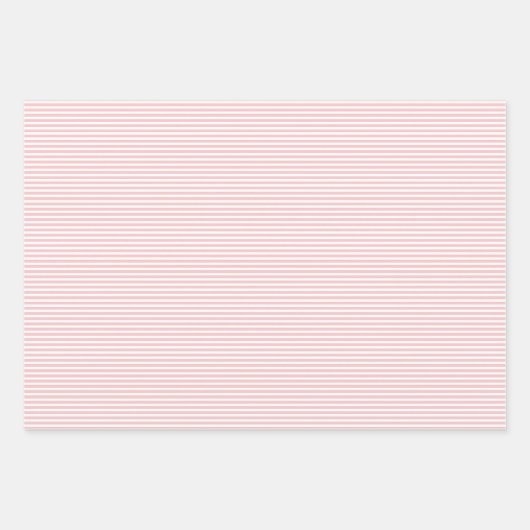 Drie roze streepjes inpakpapier vel (Voorkant 3)