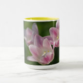 Drie roze tulpen mok (Midden)