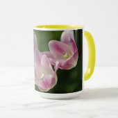 Drie roze tulpen mok (Voorkant rechts)