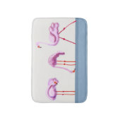 Drie roze vlammen badmat (Voorkant Verticaal)