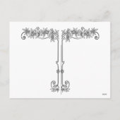 DRIE ROZEN, Art Deco Dames: KERSTVAKANTIE Feestdagenkaart (Achterkant)