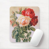 Drie Rozen Mousepad Muismat (Met muis)