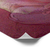 Drie Rozen - rood - fijn Poster (Hoek)