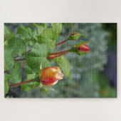 Drie rozenknoppen legpuzzel (Horizontaal)