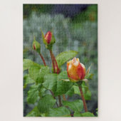 Drie rozenknoppen legpuzzel (Verticaal)