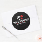 Drie ruiters registreren sticker (Envelop)