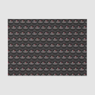 Drie ruiters registreren tissuepapier