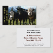 Drie Rundvee van Amigos Visitekaartje (Voorkant / Achterkant)