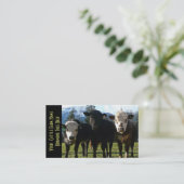 Drie Rundvee van Amigos Visitekaartje (Staand voorkant)