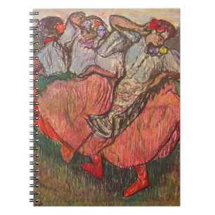 Drie Russische danseressen van Edgar Degas Notitieboek