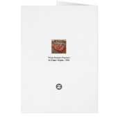 Drie Russische dansers van Edgar Degas (Achterkant)