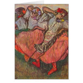 Drie Russische dansers van Edgar Degas (Voorkant)