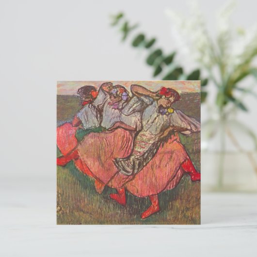 Drie Russische dansers van Edgar Degas (Staand voorkant)