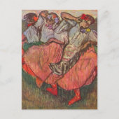 Drie Russische dansers van Edgar Degas Briefkaart (Voorkant)