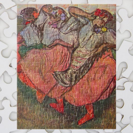 Drie Russische dansers van Edgar Degas Legpuzzel