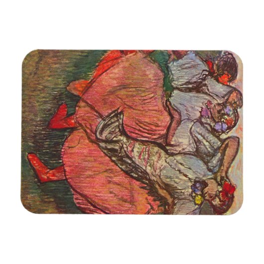 Drie Russische dansers van Edgar Degas Magneet (Horizontaal)