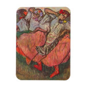 Drie Russische dansers van Edgar Degas Magneet (Verticaal)