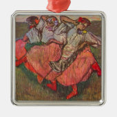 Drie Russische dansers van Edgar Degas Metalen Ornament (Voorkant)