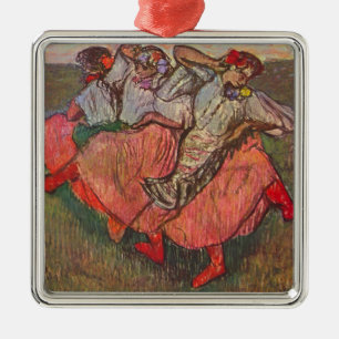 Drie Russische dansers van Edgar Degas Metalen Ornament
