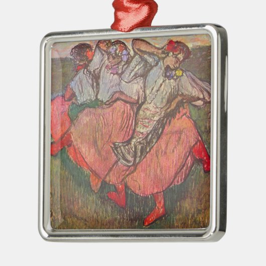 Drie Russische dansers van Edgar Degas Metalen Ornament (Links)
