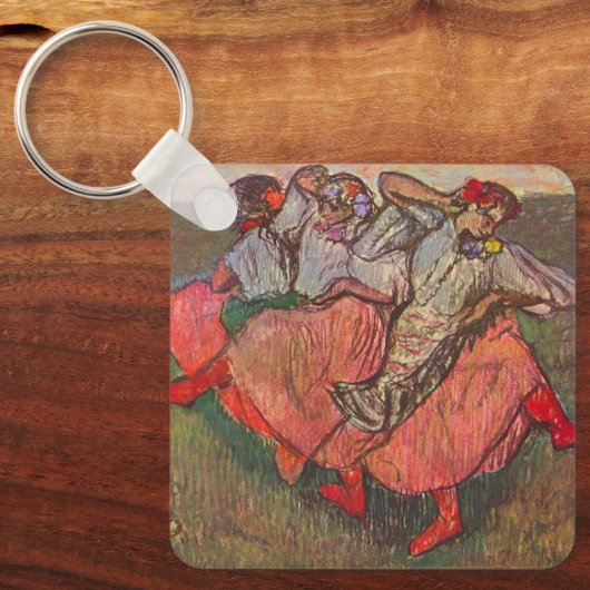 Drie Russische dansers van Edgar Degas Sleutelhanger (Voorkant)