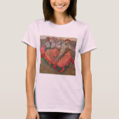 Drie Russische dansers van Edgar Degas T-shirt (Voorkant)