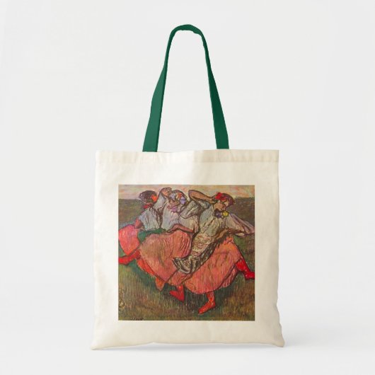 Drie Russische dansers van Edgar Degas Tote Bag (Voorkant)