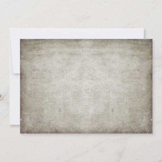 Drie rustieke repetitie dineruitnodigingen kaart (Achterkant)