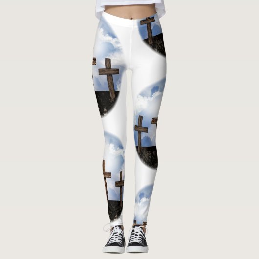 Drie ruwe kruisen leggings (Voorkant)