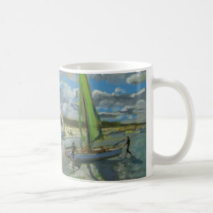 Drie Sailboten Bray Dunes Frankrijk Koffiemok