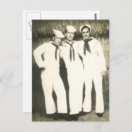 DRIE SAILORS #13 BRIEFKAART (Voorkant / Achterkant)