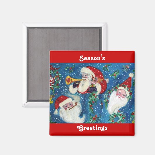 DRIE SANTA MAGNEET (Voorkant / Achterkant)