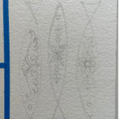 Drie Sardines + Blauwe Tegel Poster