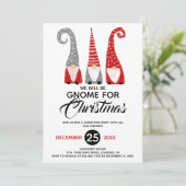 Drie Scandinavische kerst Kaart (Staand voorkant)