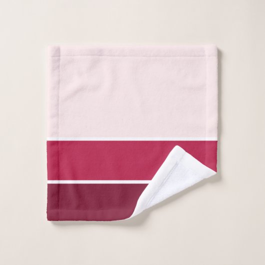 Drie schaduwen roze bad handdoek (Wasdoekje)