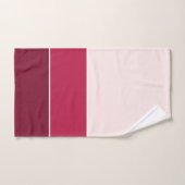 Drie schaduwen roze bad handdoek (Handdoek)