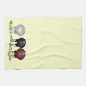 Drie schapenhanddoeken theedoek (Horizontaal)