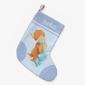 Drie Schattige Beren vrienden Kleine Kerstsok (Voorkant (Hangend))