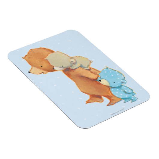 Drie Schattige Beren vrienden Magneet (Rechterzijde)