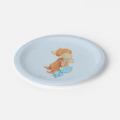 Drie Schattige Beren vrienden Papieren Bordje (Gekanteld)