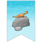 Drie Schattige Dinosauriërs Vlaggetjes (Eerste vlag)