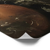 Drie Schattige Geesten In Het Bos – Pompoen Manesc Poster (Hoek)