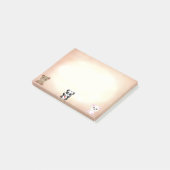 Drie schattige kleine beren post-it® notes (Schuin)