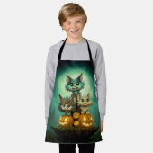 Drie schattige kleine wolf welpen vieren Hallow Schort (Gedragen)