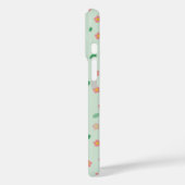 Drie Schattige Parkieten Bloesem Kersenbloesem Case-Mate iPhone Case (Achterkant / Links)
